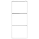 Vidaxl inloopdouchewand mat 100x195 cm esg-glas