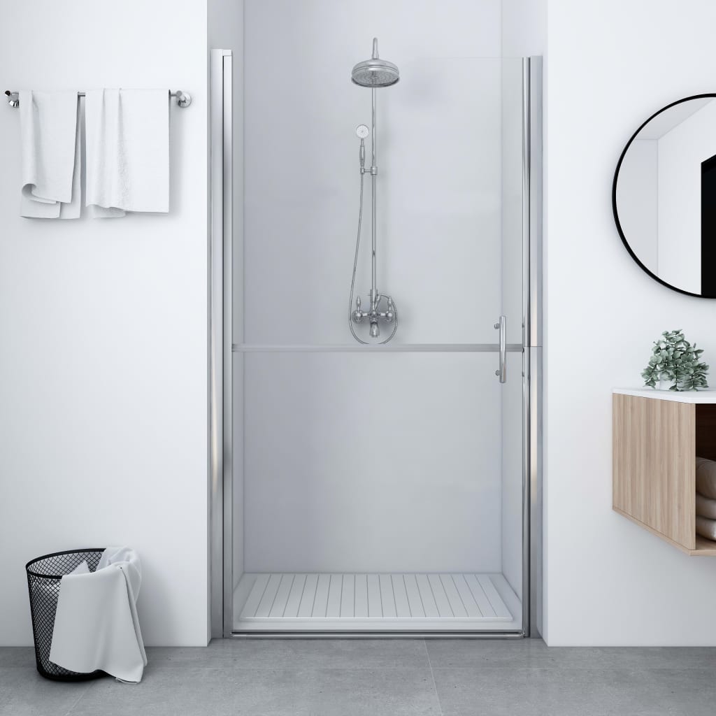 Vidaxl shower door 100x178 cm hardened glass