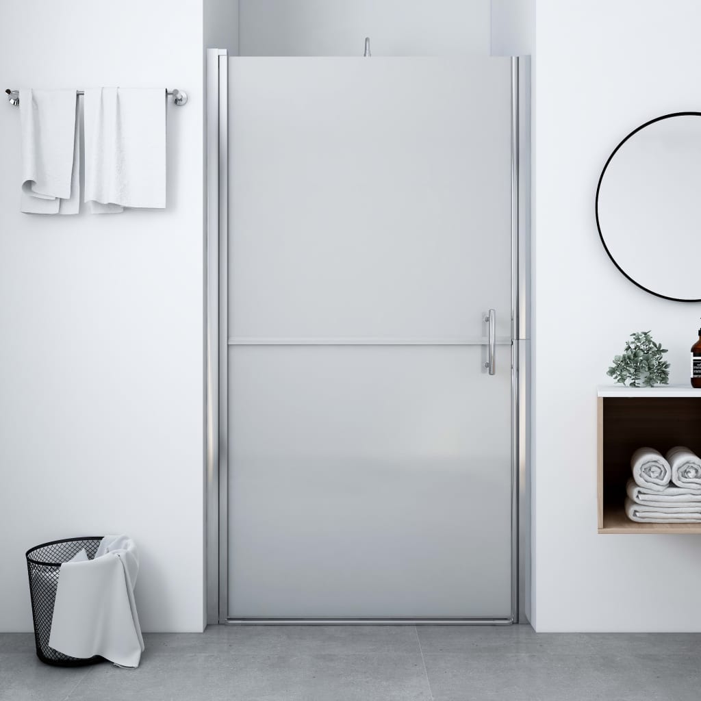 Vidaxl Mat de porte de douche 81x195 cm Verre durcie