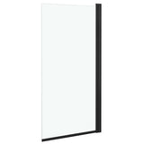 Vidaxl douchewand 68x130 cm esg zwart