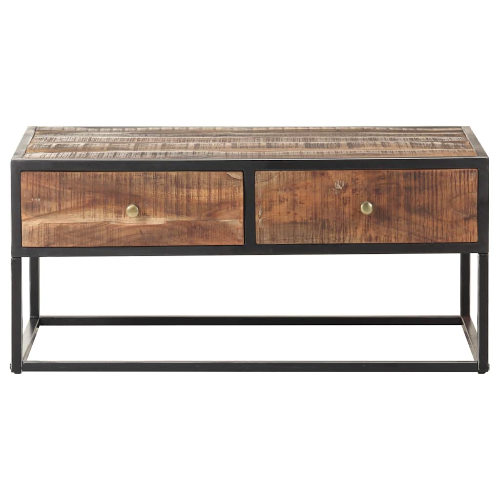 Vidaxl salontafel 90x50x40 cm ruw acaciahout
