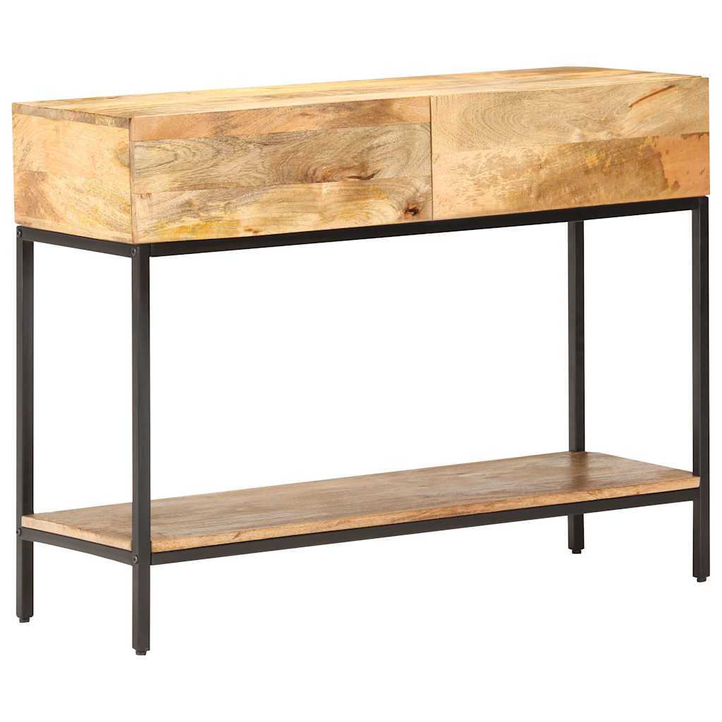 Vidaxl wandtafel 100x35x76 cm massief mangohout