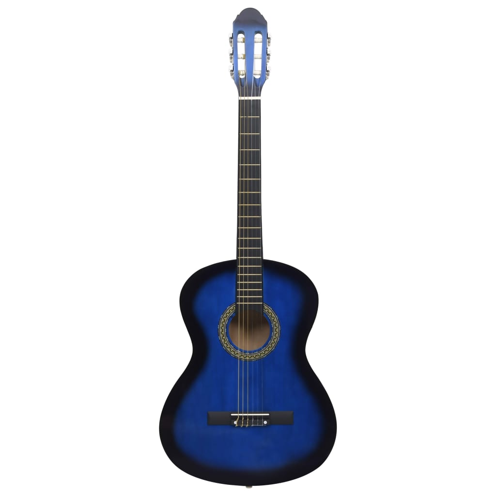 Vidaxl Gitarre Classic Anfänger mit Tas 4 4 39 Blau