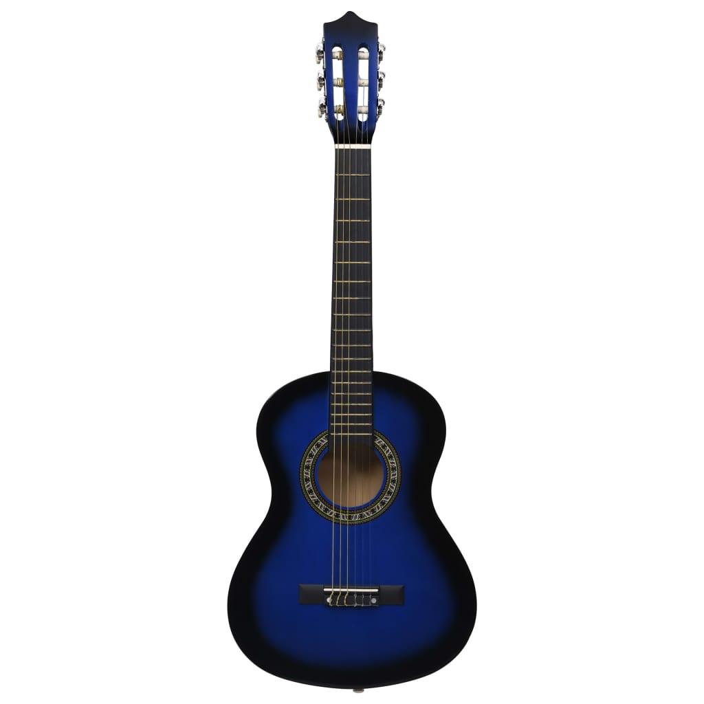 Vidaxl Guitar Classic Beginner Children with Tas 1 2 34 Blue