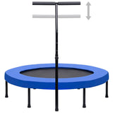 Vidaxl fitnesstrampoline avec poignée et tapis de sécurité 122 cm