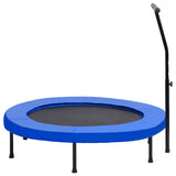 VidaXL Fitnesstrampoline met handgreep en veiligheidsmat 122 cm