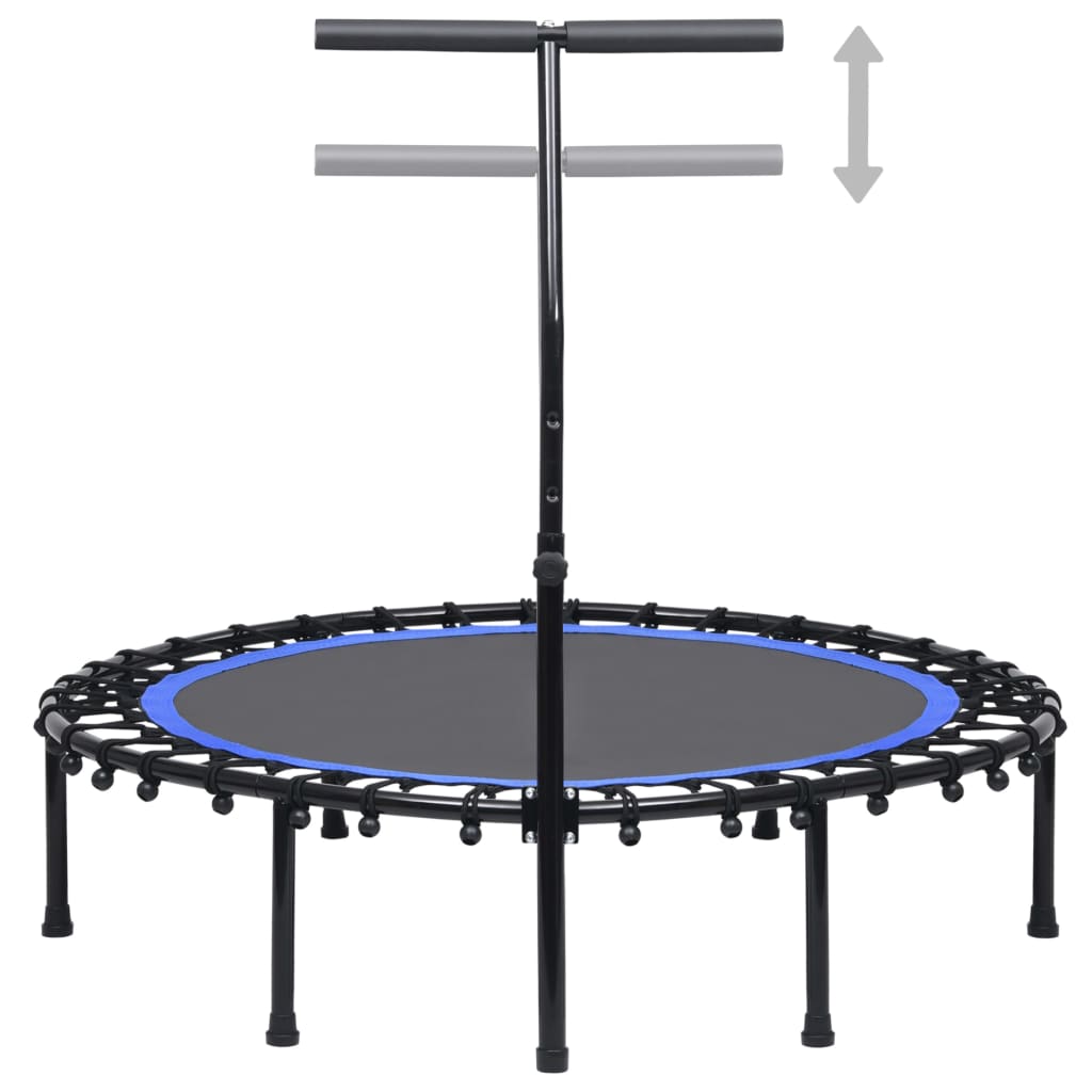 Vidaxl fitnesstrampoline avec poignée 122 cm