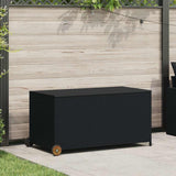 Vidaxl tuinbox 120x65x61 cm poly rattan zwart