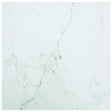 Vidaxl tafelblad 80x80 cm 6 mm gehard glas met marmeren design wit
