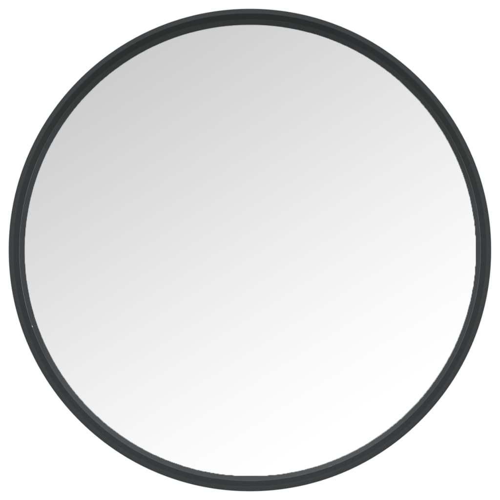 Vidaxl Wall Mirror 30 cm Black