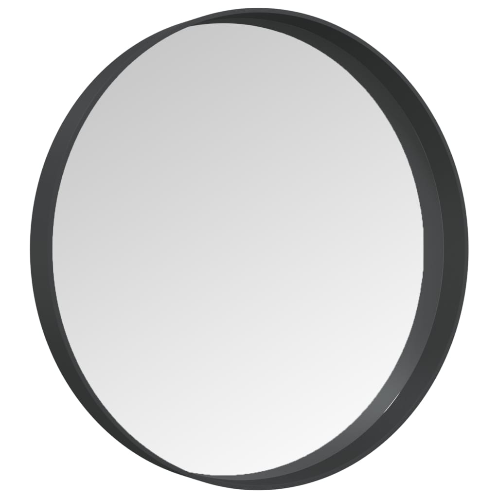 Vidaxl Wall Mirror 30 cm Black