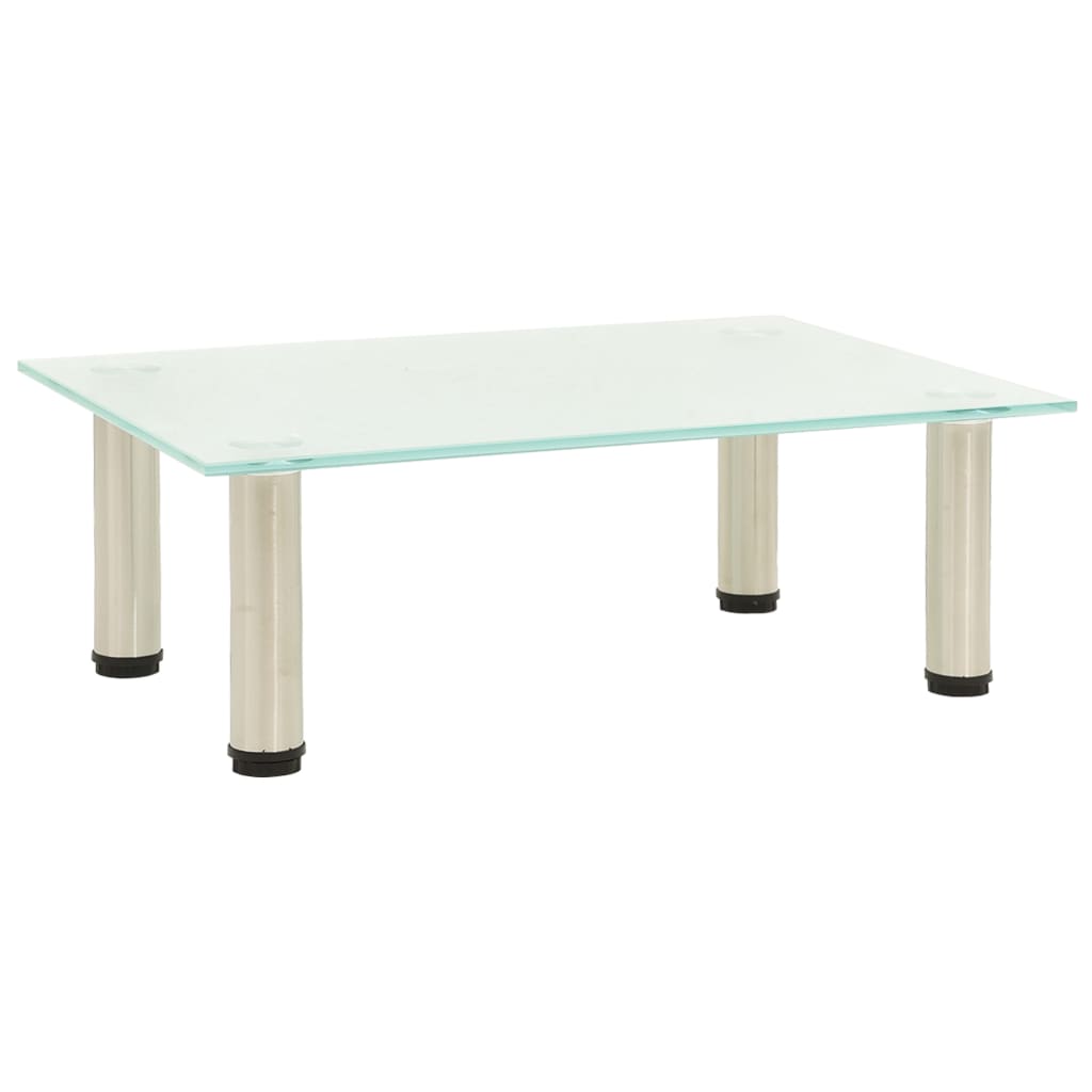 Vidaxl tv-meubel 40x35x17 cm gehard glas mat