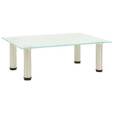 Vidaxl tv-meubel 40x35x17 cm gehard glas mat