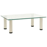 Vidaxl tv-meubel 40x35x17 cm gehard glas transparant