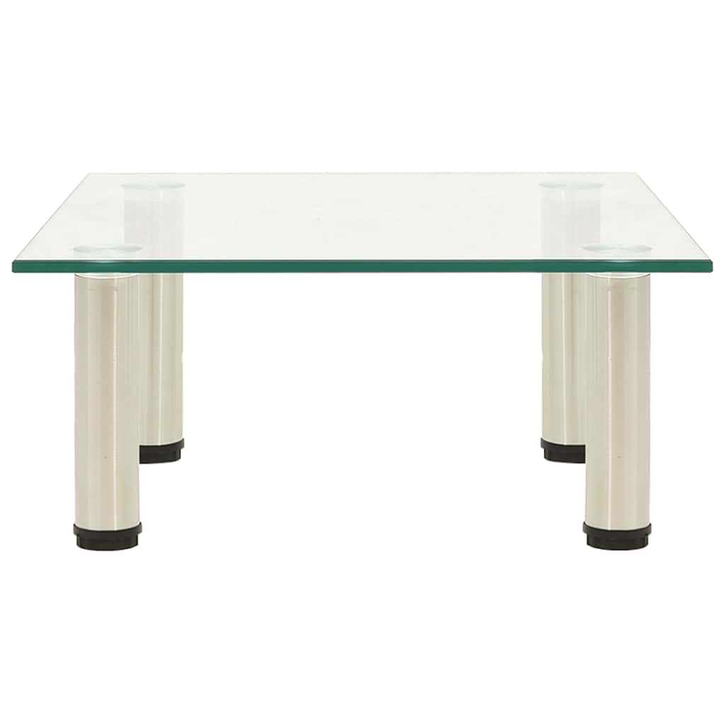 Vidaxl tv-meubel 40x35x17 cm gehard glas transparant