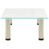 Vidaxl tv-meubel 60x35x17 cm gehard glas mat