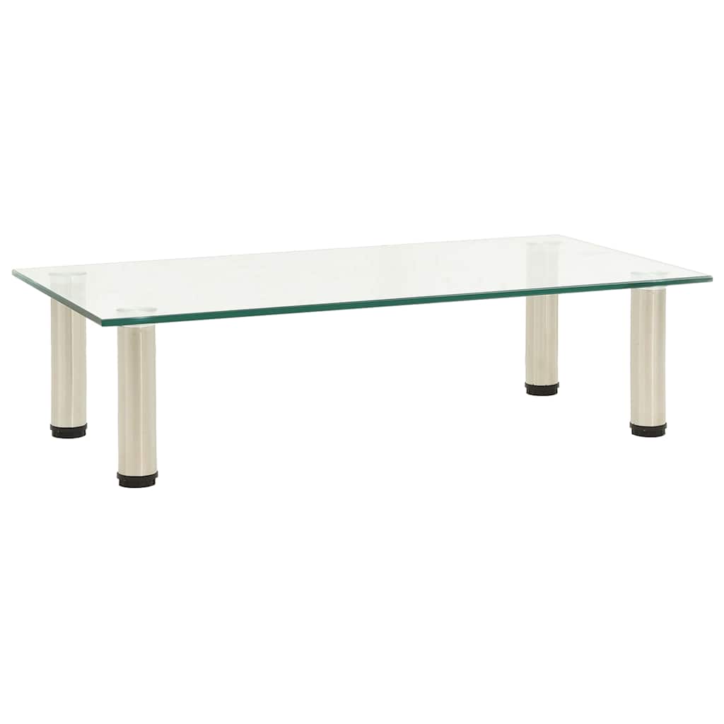 Vidaxl tv-meubel 60x35x17 cm gehard glas transparant