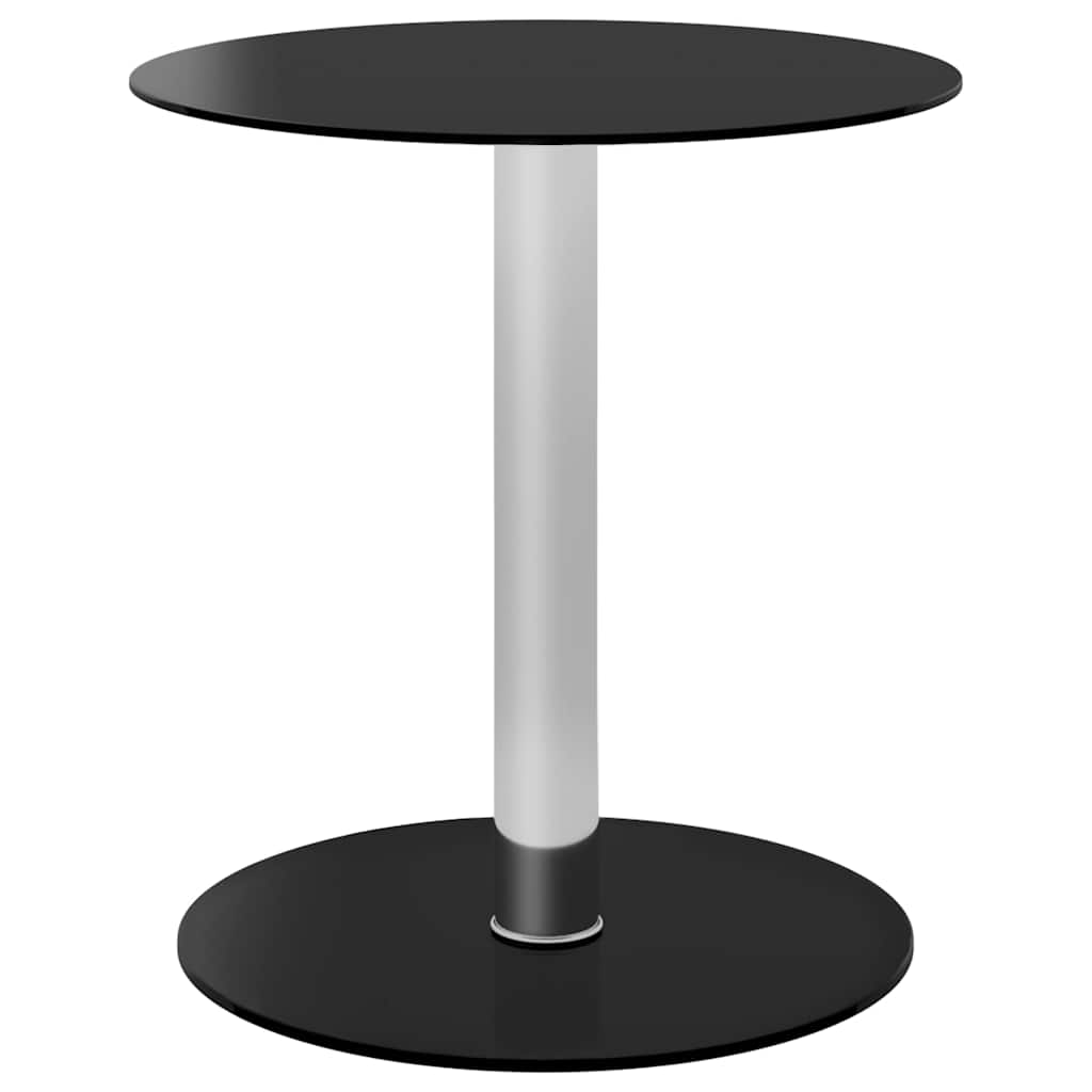 Vidaxl salontafel 40 cm gehard glas zwart