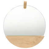 Miroir mural Vidaxl 35 cm Pine solide