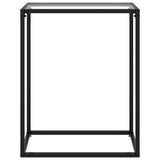 Vidaxl wandtafel 60x35x75 cm gehard glas transparant