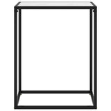 Vidaxl wandtafel 60x35x75 cm gehard glas wit