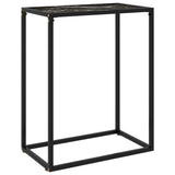 Vidaxl wandtafel 60x35x75 cm gehard glas zwart