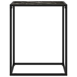Vidaxl wandtafel 60x35x75 cm gehard glas zwart
