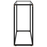 Vidaxl wandtafel 80x35x75 cm gehard glas transparant