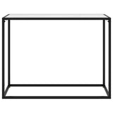Vidaxl wandtafel 100x35x75 cm gehard glas wit