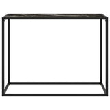 Vidaxl wandtafel 100x35x75 cm gehard glas zwart