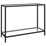 Vidaxl wandtafel 100x35x75 cm gehard glas transparant