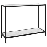 Vidaxl wandtafel 100x35x75 cm gehard glas wit
