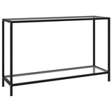 Vidaxl wandtafel 120x35x75 cm gehard glas transparant