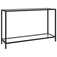 Vidaxl wandtafel 120x35x75 cm gehard glas transparant