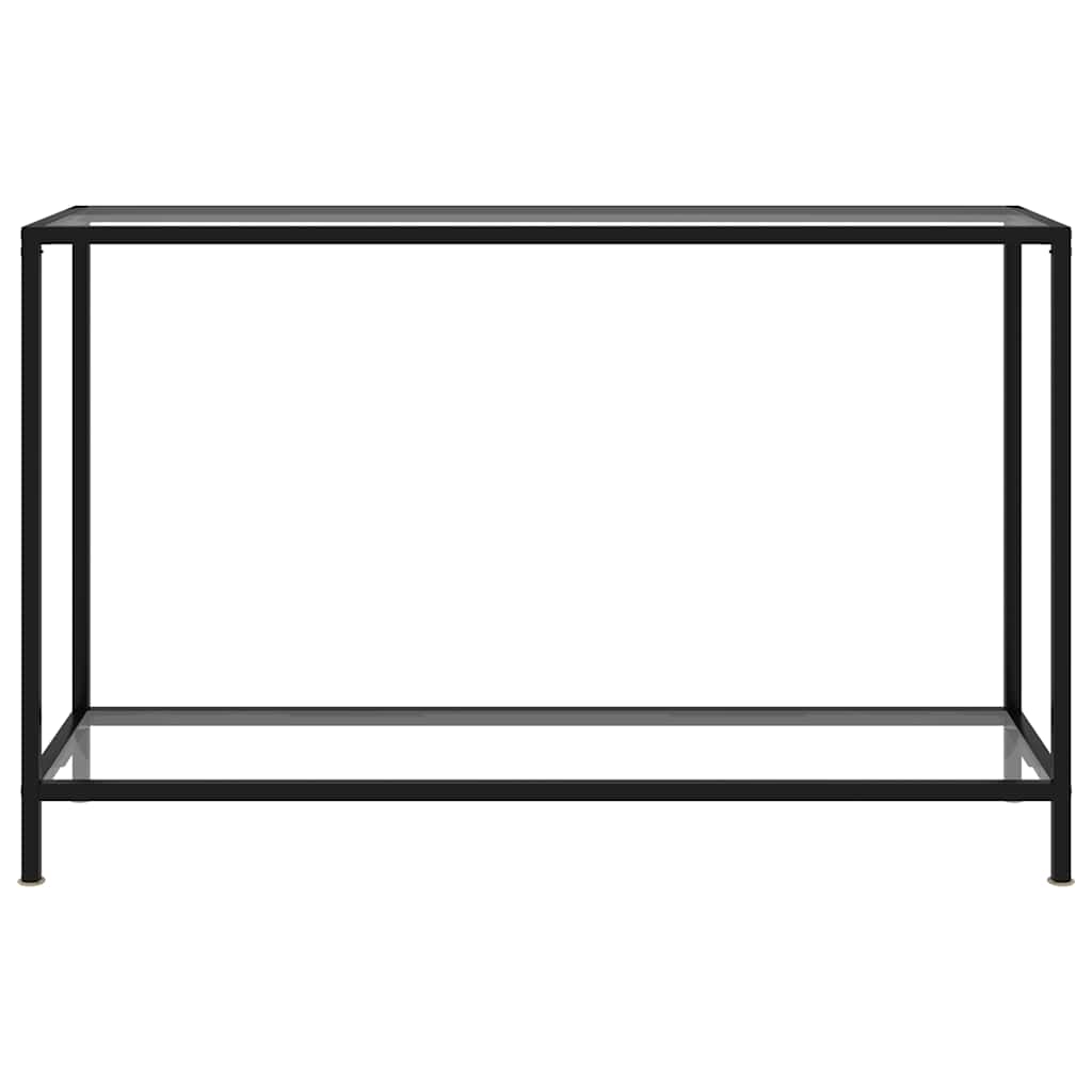 Vidaxl wandtafel 120x35x75 cm gehard glas transparant