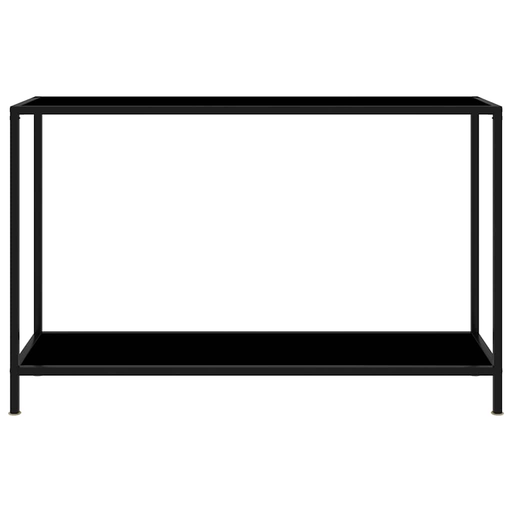 Vidaxl wandtafel 120x35x75 cm gehard glas zwart