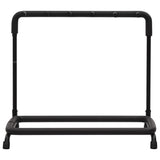 Vidaxl inklapbare gitaarstandaard met 5 vakken 74x41x66 cm staal zwart