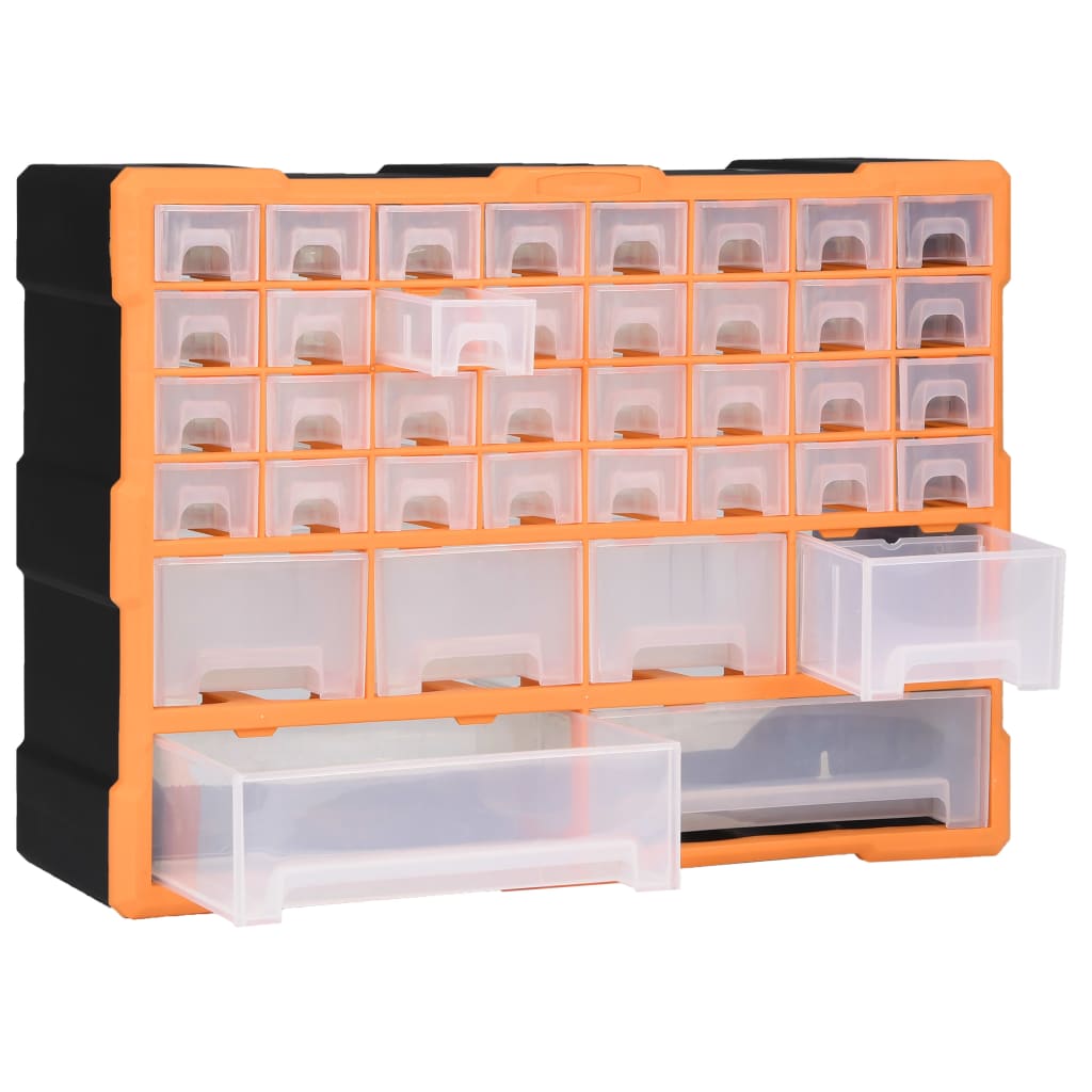 Vidaxl Organizer with 38 drawers 52x16x37.5 cm