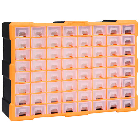 Vidaxl organiser met 64 lades 52x16x37,5 cm