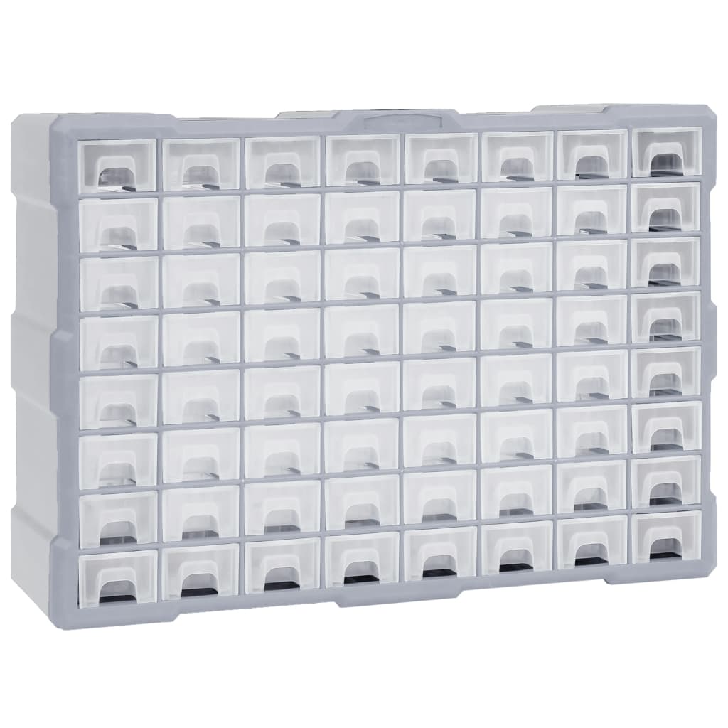 Organisateur de Vidaxl avec 64 tiroirs 52x16x37,5 cm