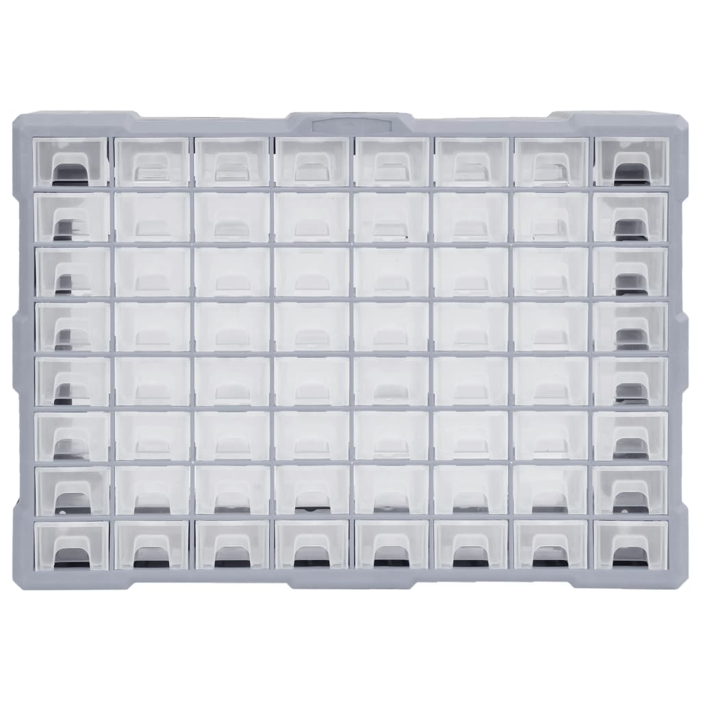 Vidaxl organiser met 64 lades 52x16x37,5 cm