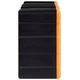 VidaXL Organizers with 12 drawers 2 pcs 26.5x16x26 cm