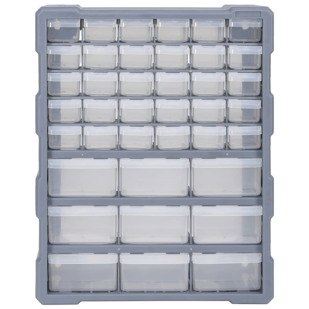 Vidaxl Organizer z 39 szufladami 38x16x47 cm