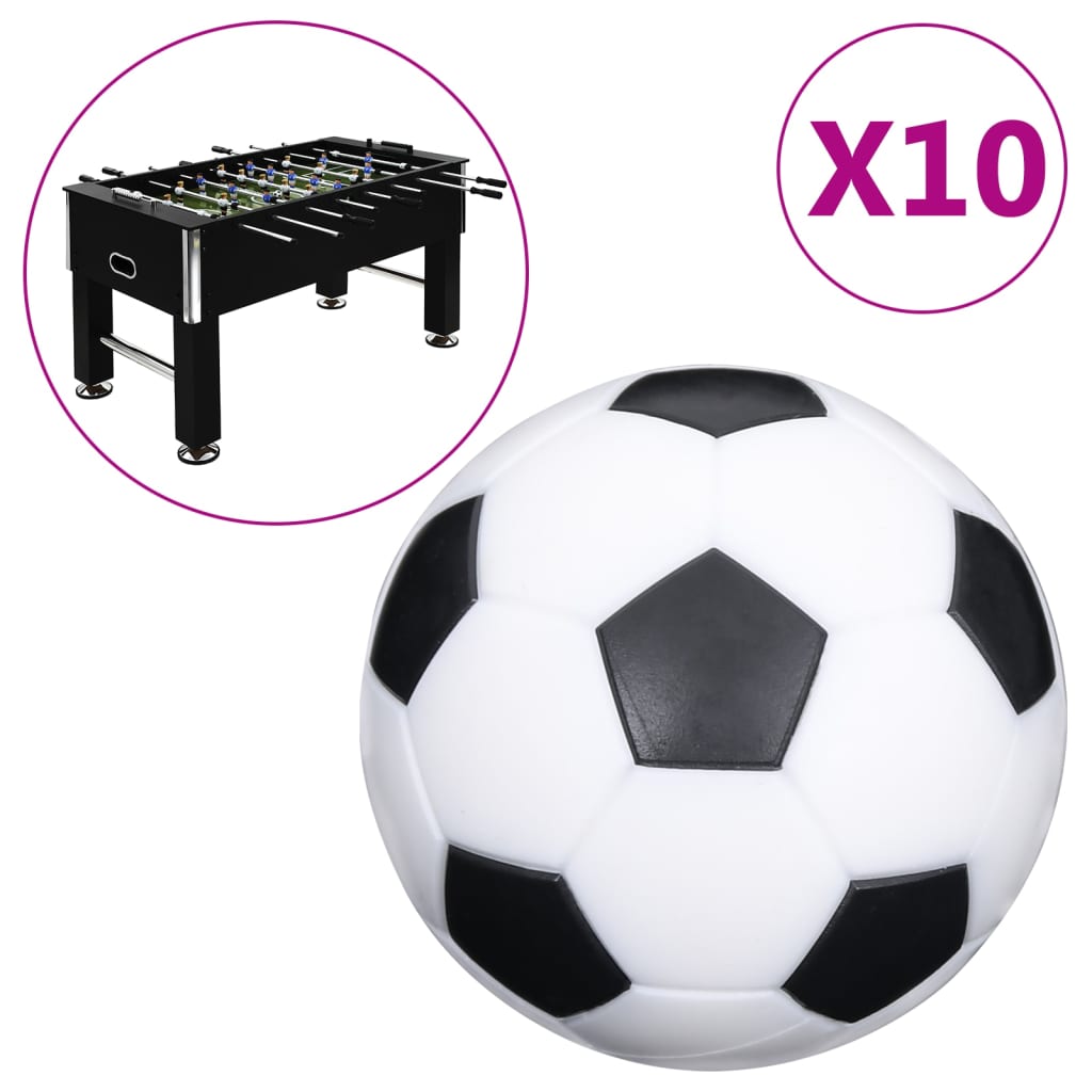 Vidaxl balls for football table 10 pcs 32 mm ABS