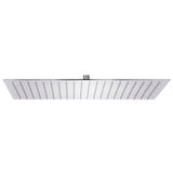 Vidaxl Rain Shower Head rectangular 50x30 cm Arear inoxydable 304