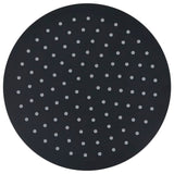 Vidaxl Rain Dochover Head round 25 cm in acciaio inossidabile nero