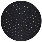 Vidaxl regendouchekop rond 30 cm roestvrij staal zwart
