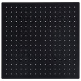 Vidaxl regendouchekop vierkant 40x40 cm roestvrij staal zwart