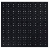 Vidaxl Rain Shower Head Square 50x50 cm in acciaio inossidabile nero