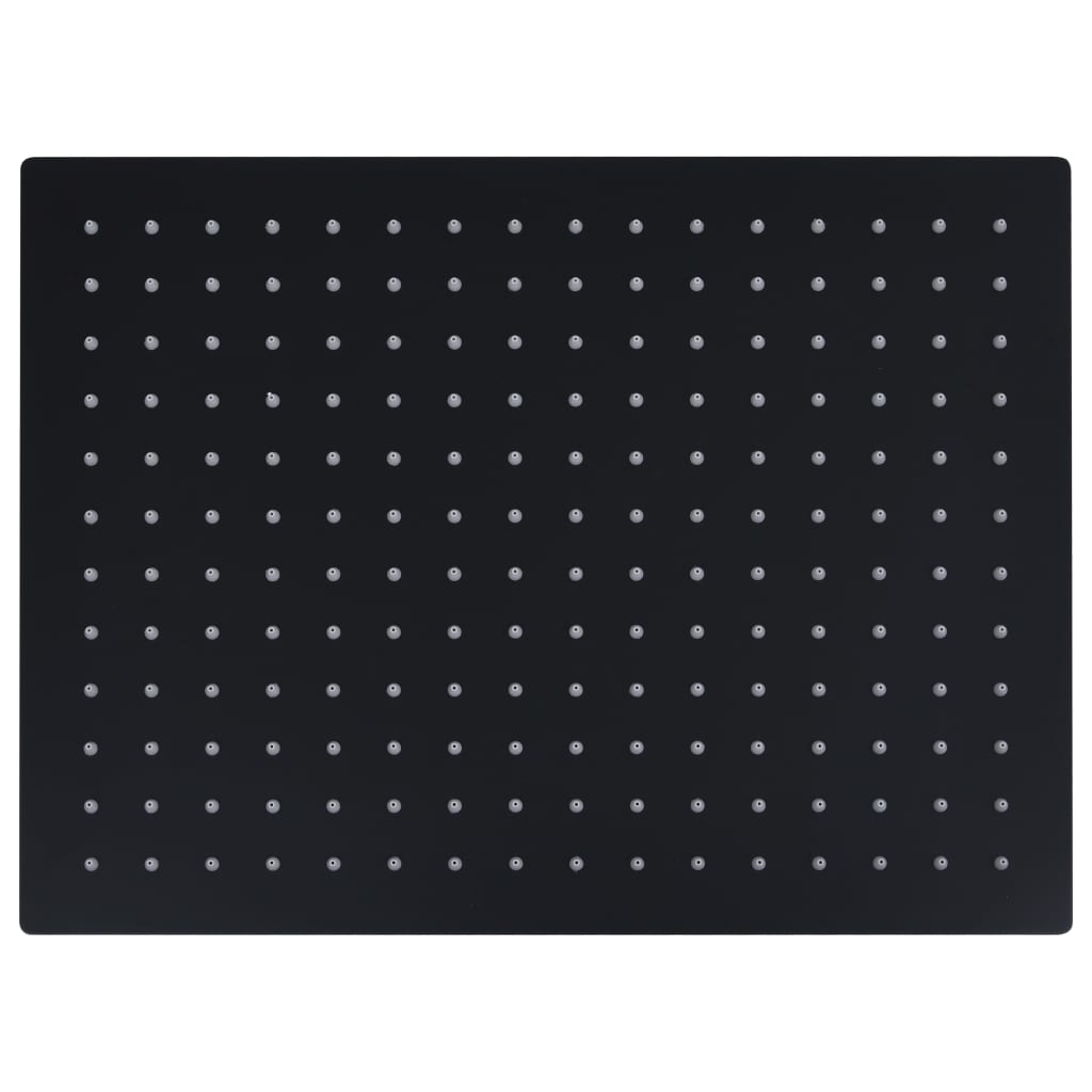 Vidaxl Reen Dusche Kapp rechteckeg 40x30 cm Edelstol Black